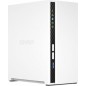 QNAP TS-233 NAS lagringsserver Tower ARM Cortex-A55 2 GB 0 TB QNAP QTS Hvid QNAP TS-233 NAS lagringsserver Tower ARM Cortex-A55 2 GB 0 TB QNAP QTS Hvid